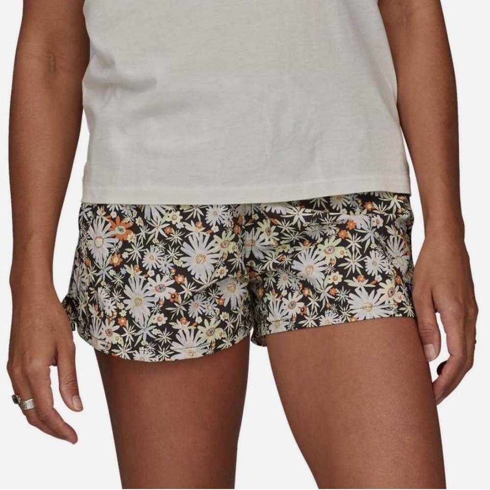 Patagonia Women's Barely Baggies Shorts 2 1/2" NWT Ink Primavera Black Small